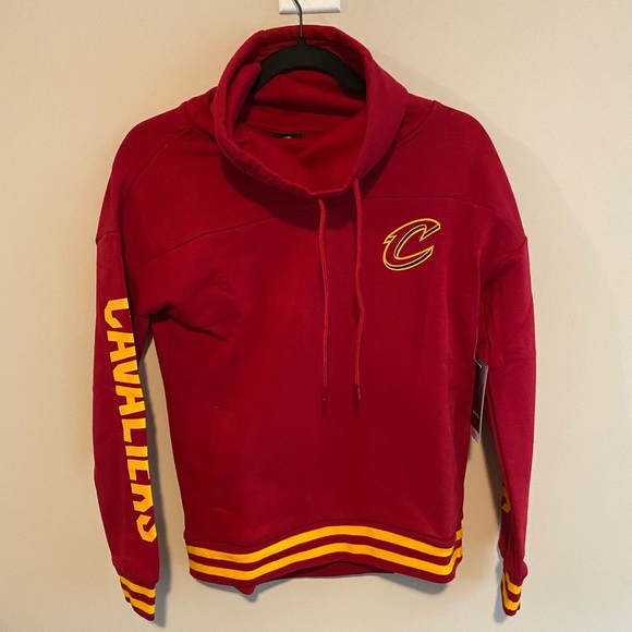 NBA Sweaters - NBA Cleveland Cavaliers Cowl Neck Hoodie